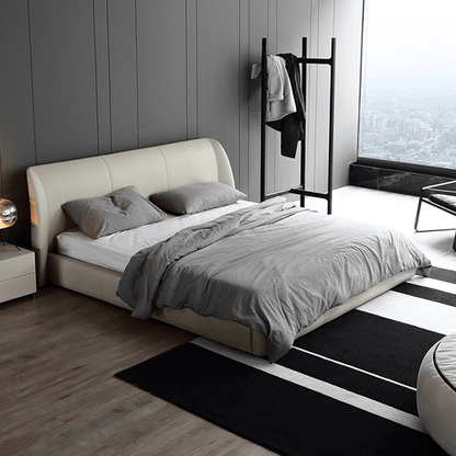 Contemporary Fabric Upholstered Bed Frame