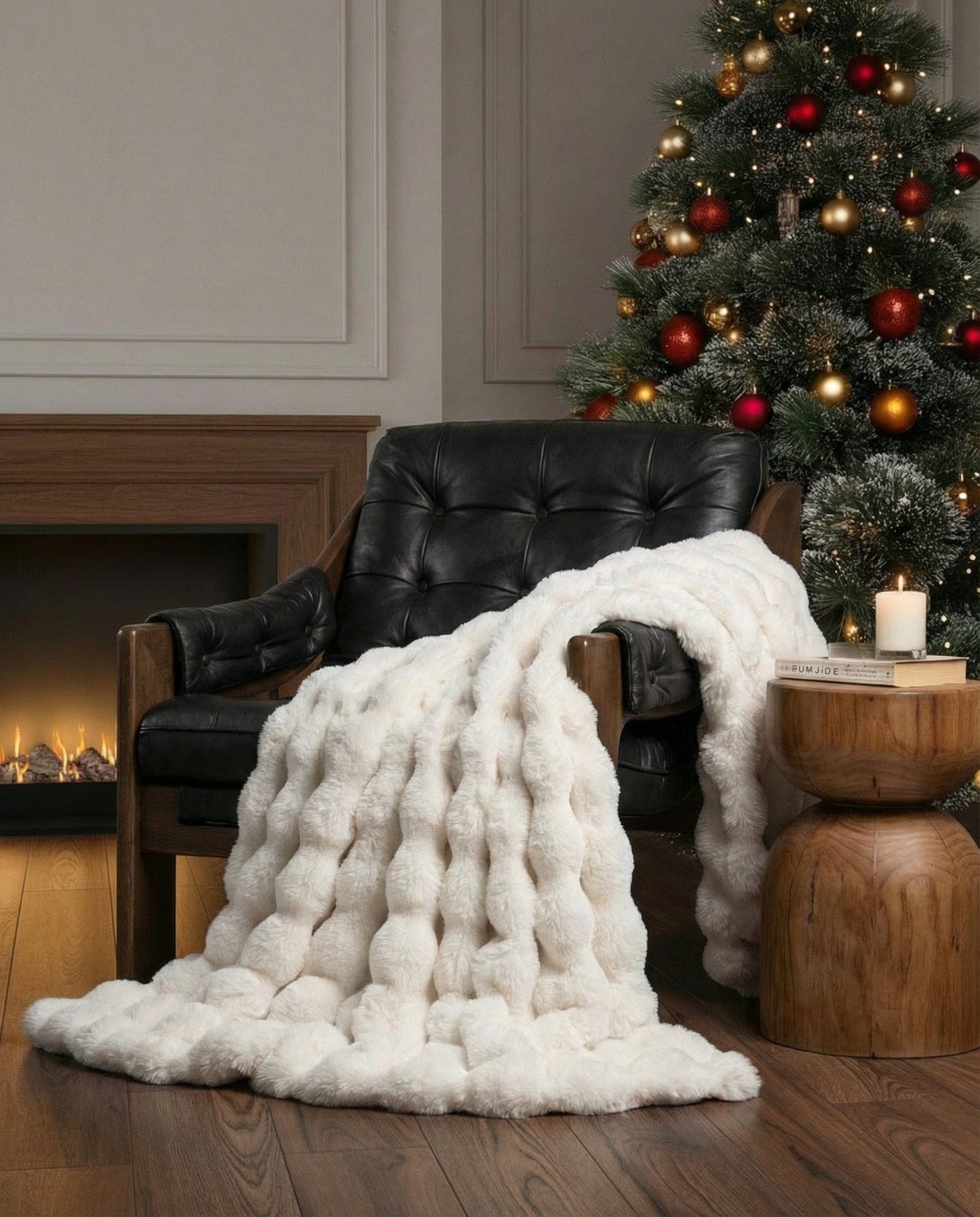 Luxurious Faux-Fur Throw