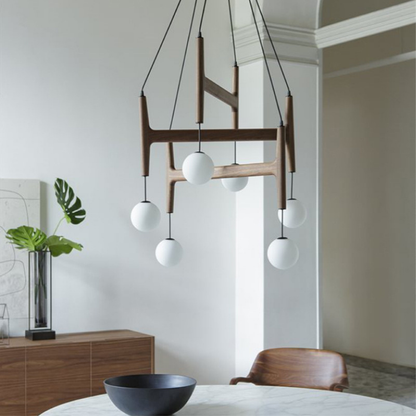 Glamorous Rethatic Pendant Light - Elegant and Modern Ceiling Lighting Fixture