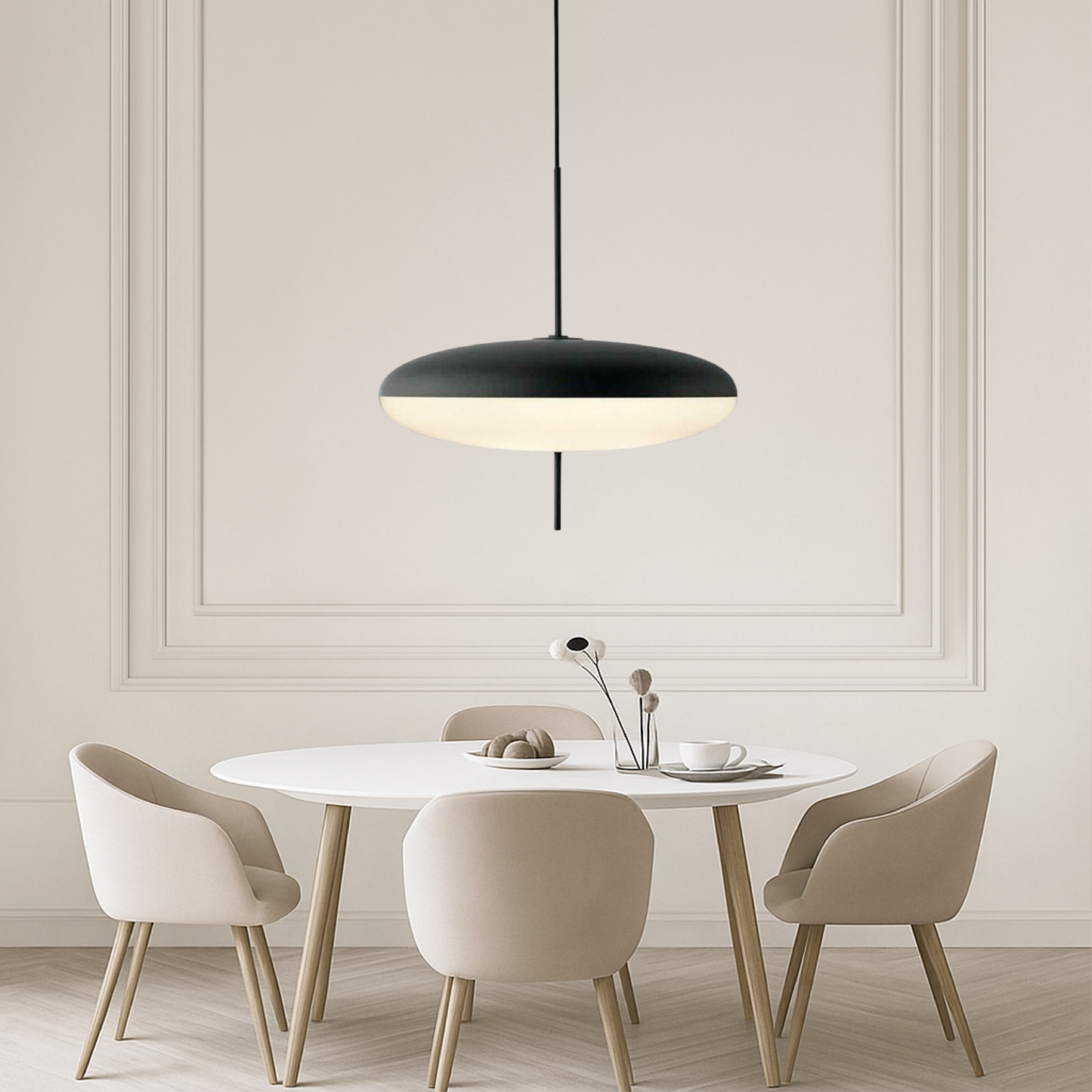 Elegant Dansk Bauhaus Loftpendel Væglampe med moderne design