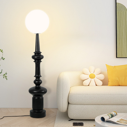 Bauhaus Black Floor Lamp - Sleek Modernist Lighting for Any Room