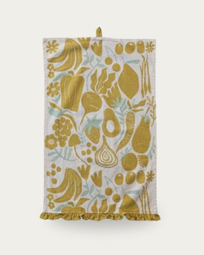 Joran Printed Cotton Tea Towel