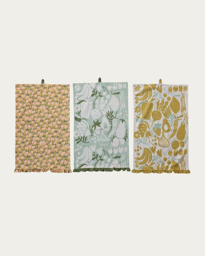 Joran Printed Cotton Tea Towel