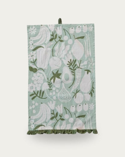 Joran Printed Cotton Tea Towel