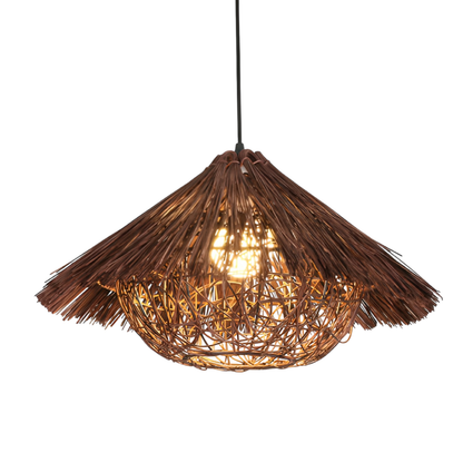 Lustro Rattan Bamboo Wiszące Lampy - Nowoczesny i naturalny design dla Twojego wnętrza