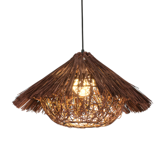 Lustro Rattan Bamboo Wiszące Lampy - Nowoczesny i naturalny design dla Twojego wnętrza