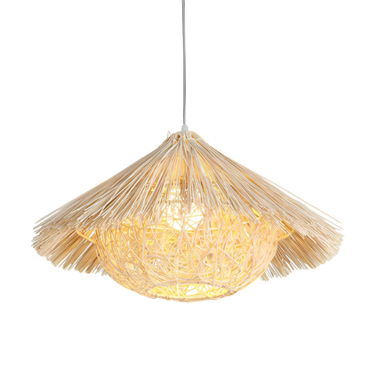 Lustro Rattan Bamboo Wiszące Lampy - Nowoczesny i naturalny design dla Twojego wnętrza