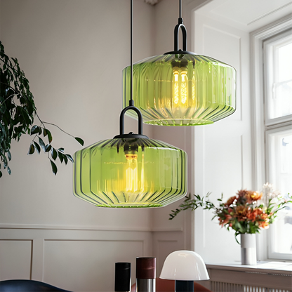 Colorful Glass Pendant Light - Bright, Eye-Catching Accent