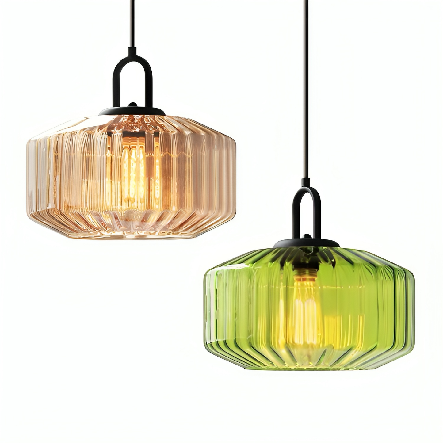 Colorful Glass Pendant Light - Bright, Eye-Catching Accent