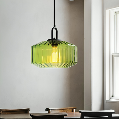 Colorful Glass Pendant Light - Bright, Eye-Catching Accent