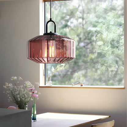 Colorful Glass Pendant Light - Bright, Eye-Catching Accent