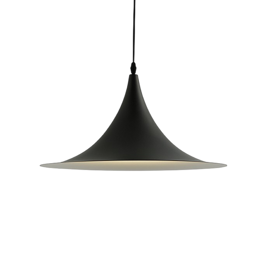 Plafonnier Nordic Élégant avec Socle en Forme de Soucoupe