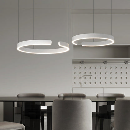 Lustre Pendantes Esthetica avec Anneau Élégant