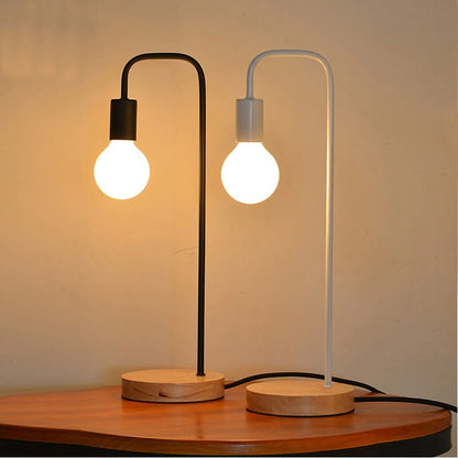 Edison industrial bedside lamp
