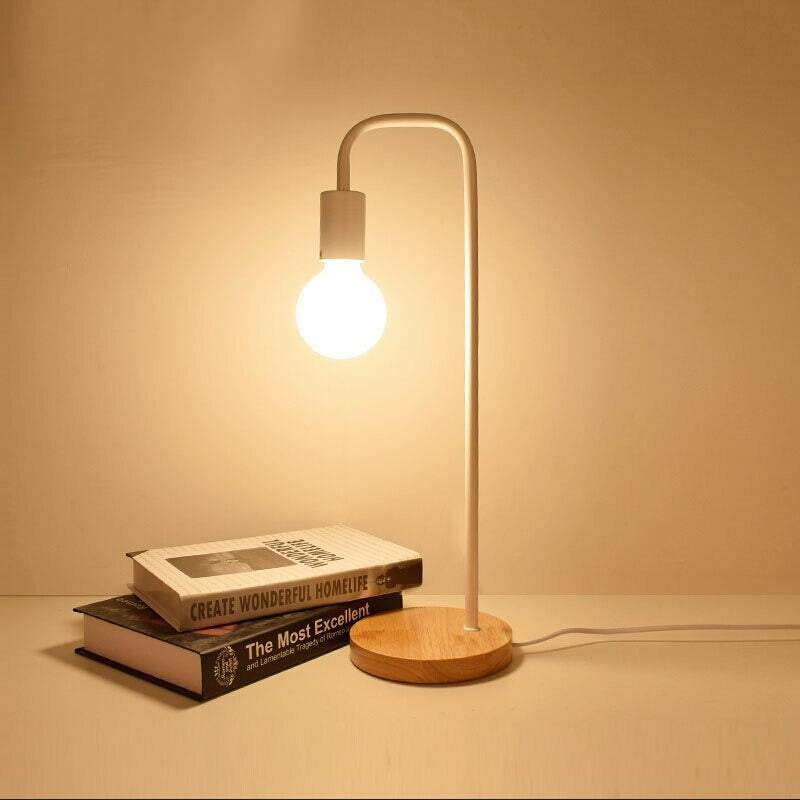Edison industrial bedside lamp