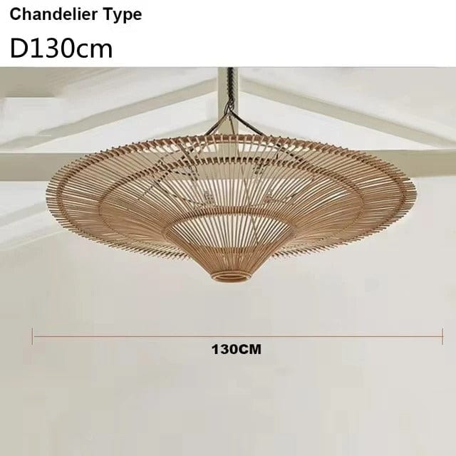 Kairo Rattan-Kronleuchter