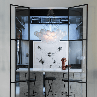 Glass Cloud Chandelier
