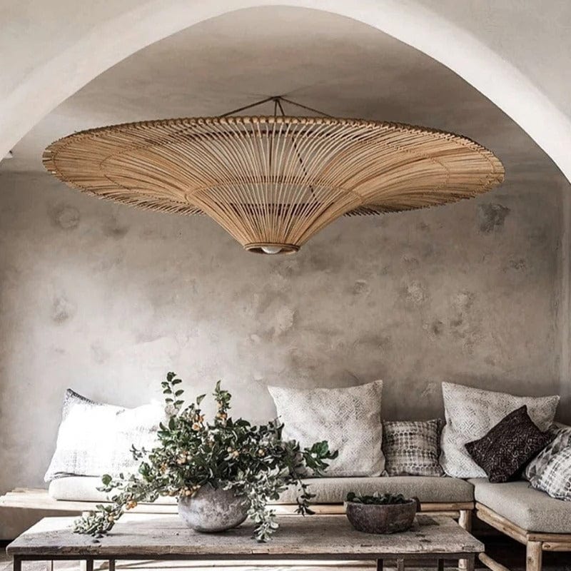 Kairo Rattan-Kronleuchter