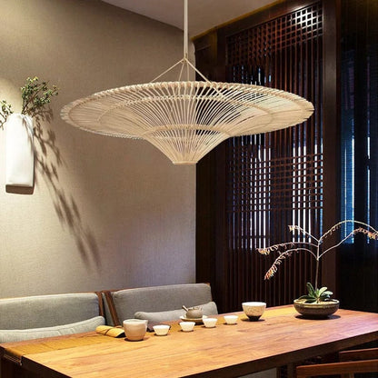 Kairo Rattan-Kronleuchter