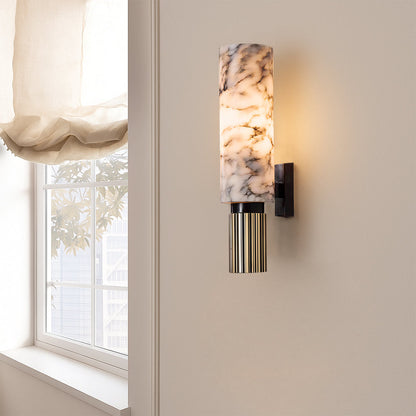 Copper Stone Wall Sconce