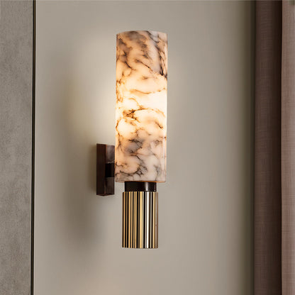 Copper Stone Wall Sconce