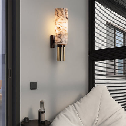 Copper Stone Wall Sconce