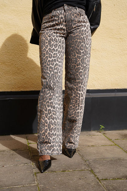 Emily | Luipaardprint Jeans