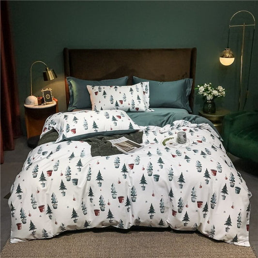 Christmas Milestone Duvet Cover Set (Long-Staple Sateen Cotton)
