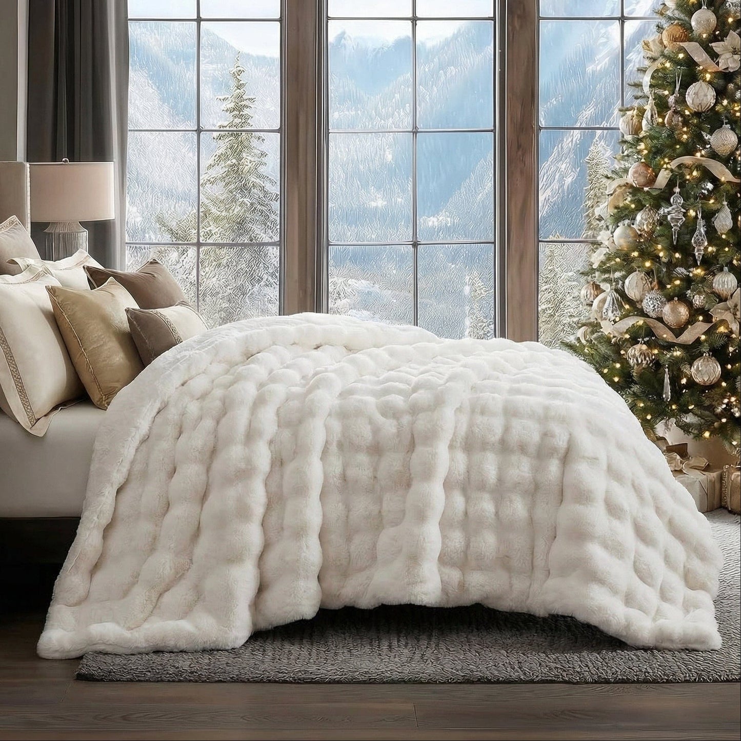 Plush Faux-Fur Blanket