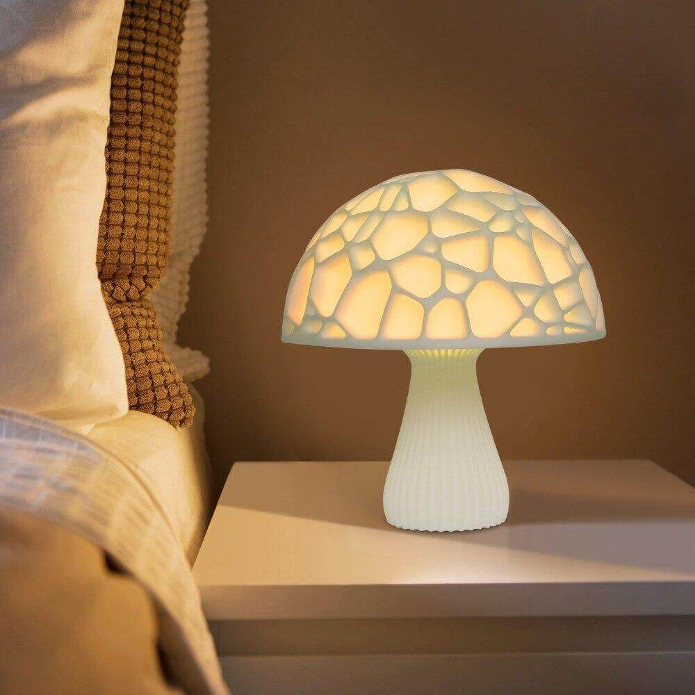 3D Print Elegant Mushroom Table Lamp Room
