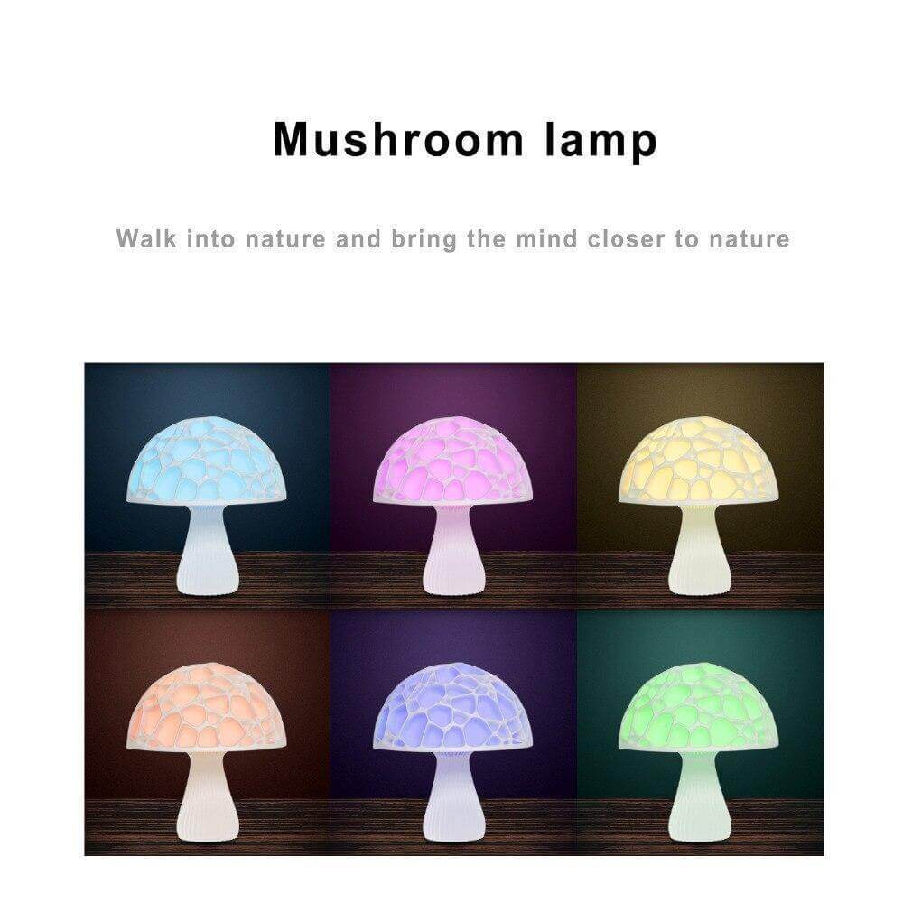 3D Print Elegant Mushroom Table Lamp Room