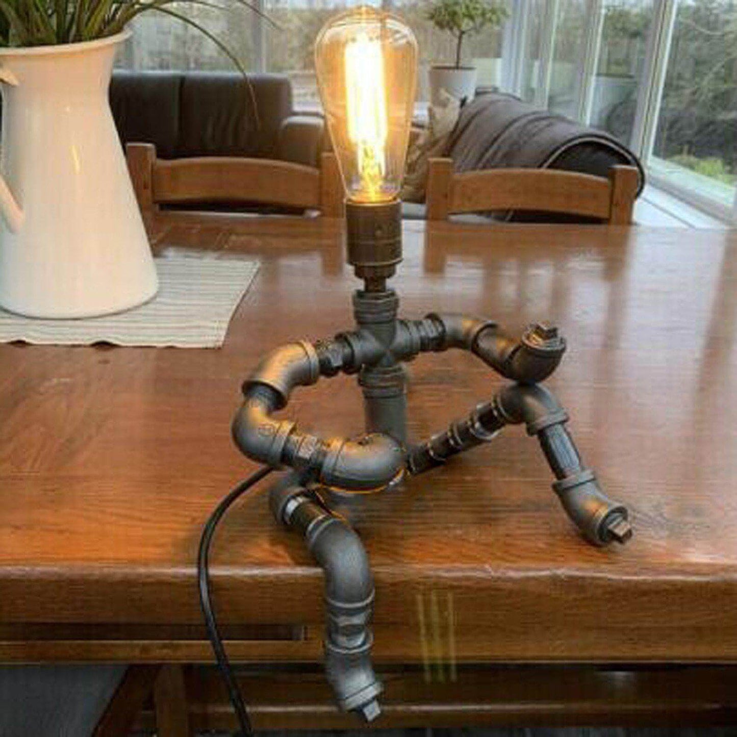 Chill Guitar Player Retro Table Lamp Glow Ambiance
