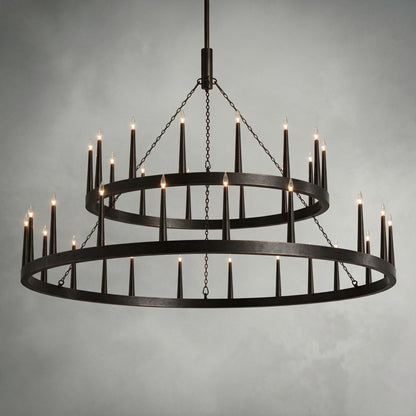 Lineage Two-Tier Chandelier