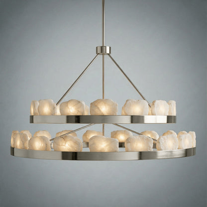 Relic Stone Two-Tier Chandelier