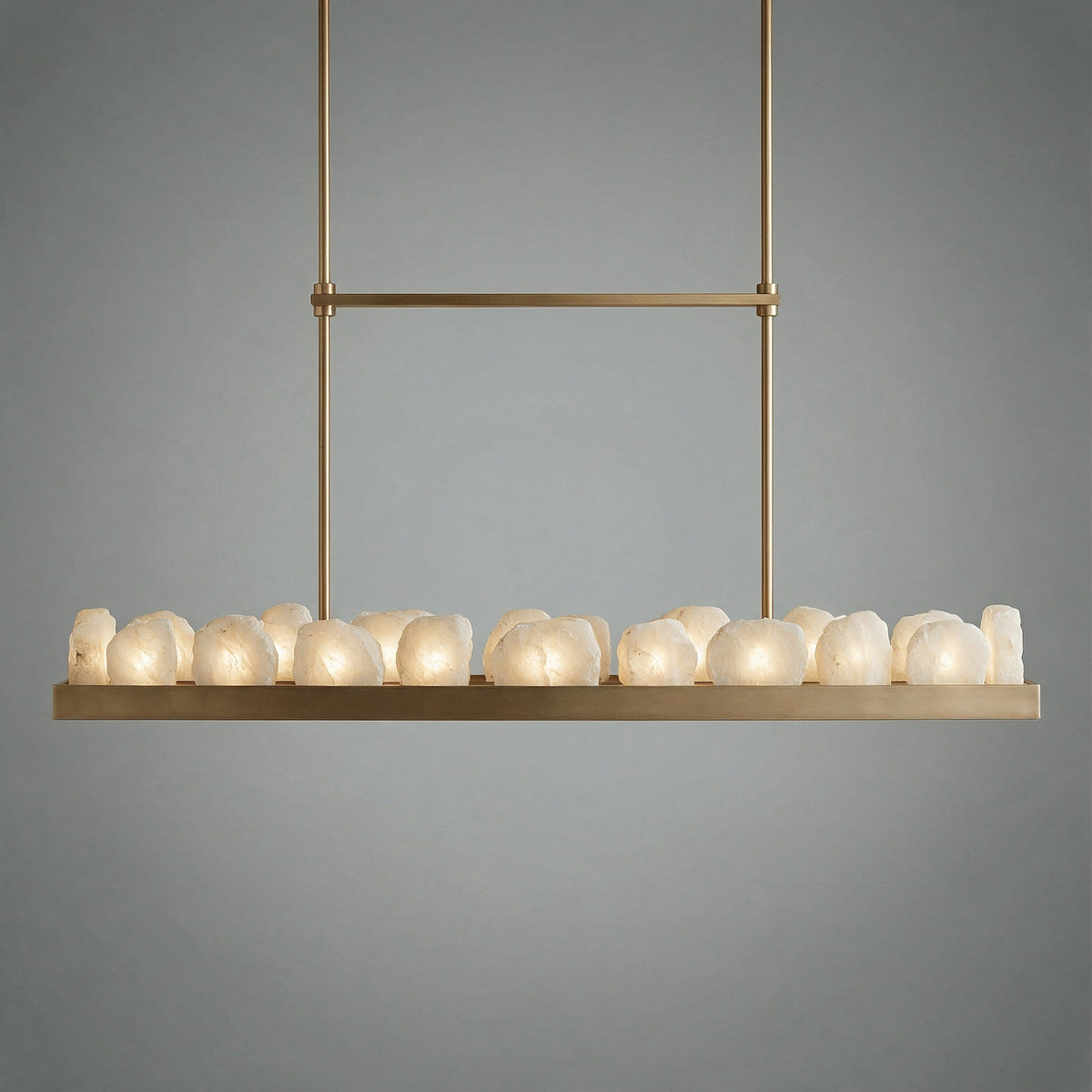 Relic Stone Rectangular Chandelier