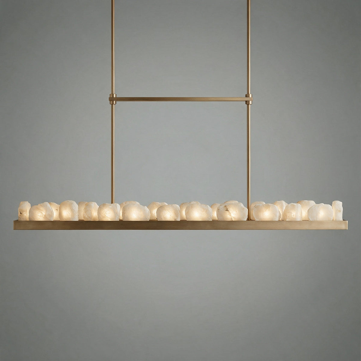Relic Stone Rectangular Chandelier