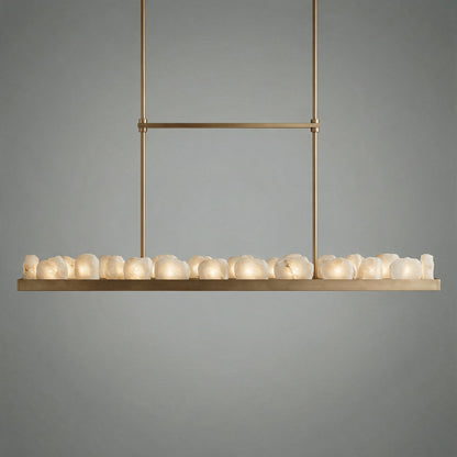 Relic Stone Rectangular Chandelier