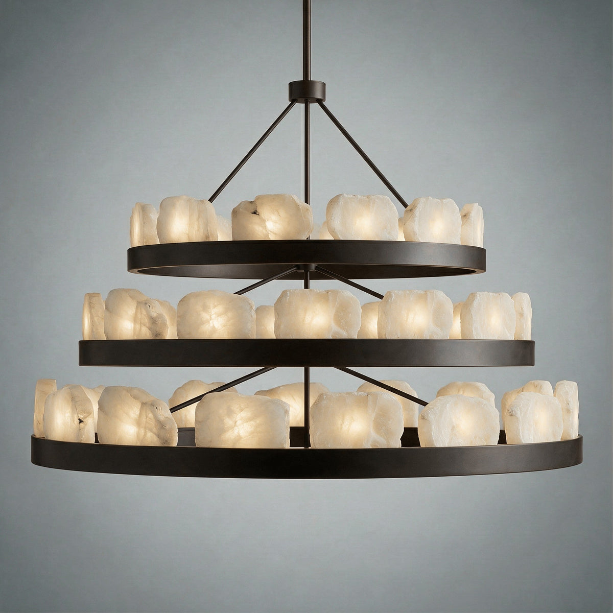 Relic Stone Three-Tier Chandelier