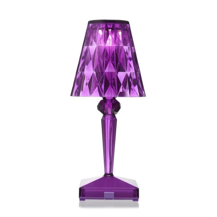 Mantar Crystal Wireless LED Lamp with Touch Control | Rechargeable &amp; Dimmable Light for Indoor &amp; Outdoor Use
