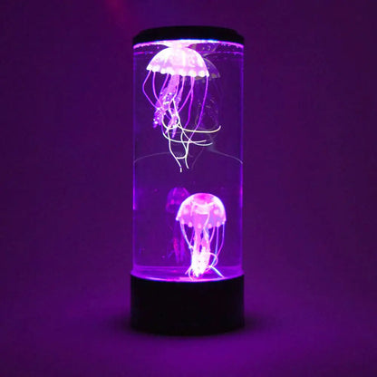 AquaGlow JellyFish Lamp