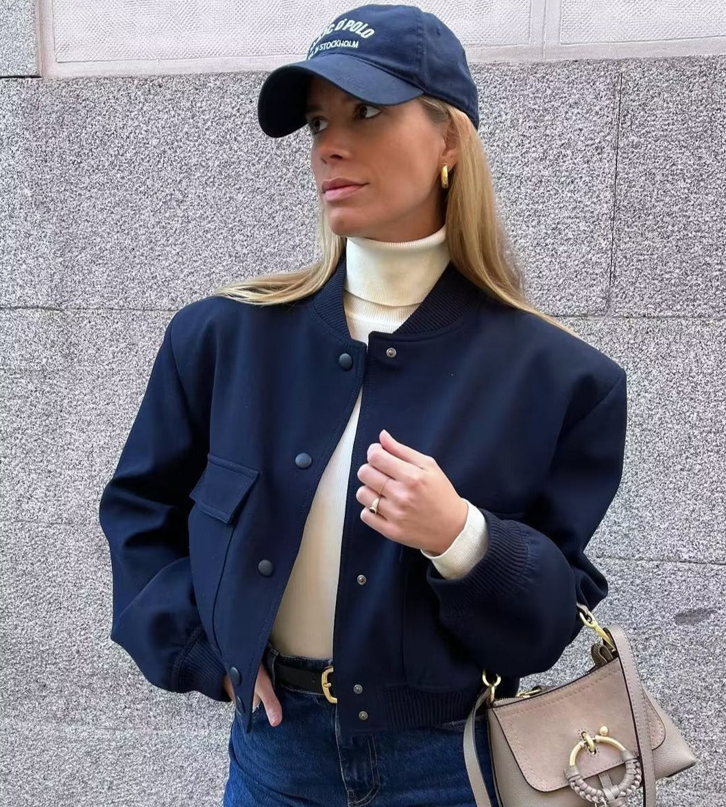 Emily | Royal Velvet Bomberjack