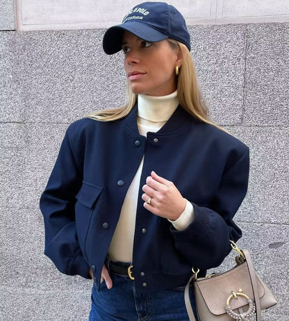 Emily | Royal Velvet Bomberjack