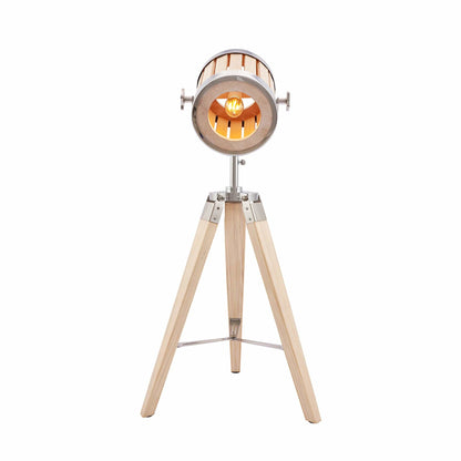 Formby Natural Wood Marine Tripod Table Lamp