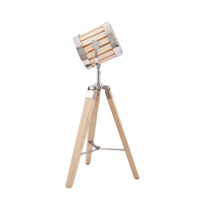 Formby Natural Wood Marine Tripod Table Lamp