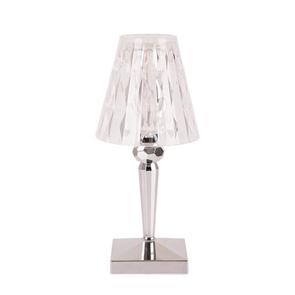 Mantar Crystal Wireless LED Lamp with Touch Control | Rechargeable &amp; Dimmable Light for Indoor &amp; Outdoor Use