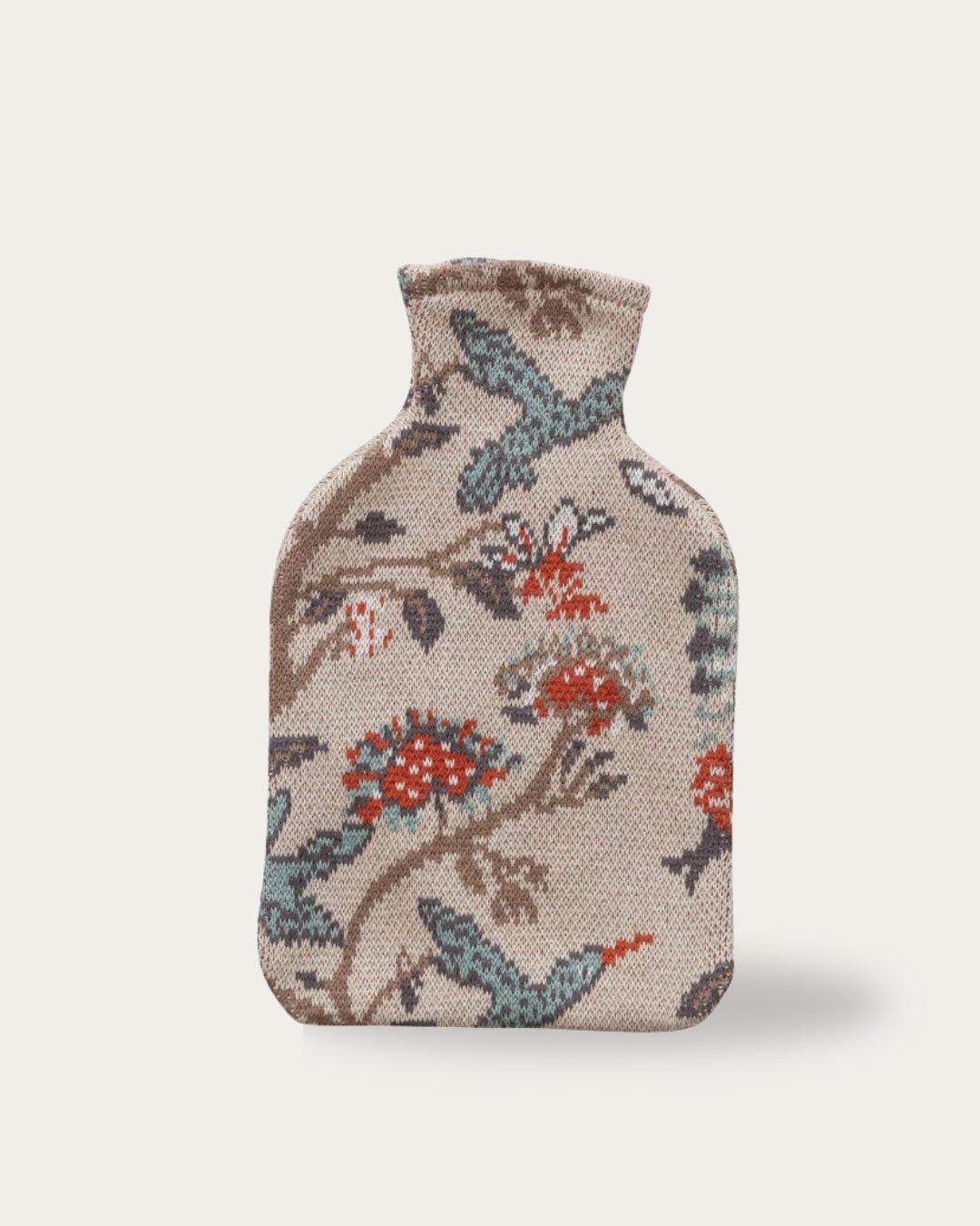 Sol Hot Water Bottle with Cotton Knit Cover