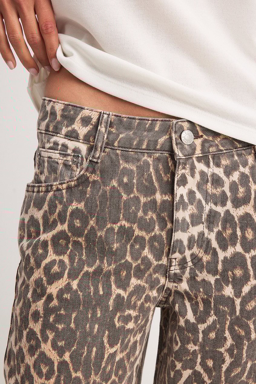 Emily | Luipaardprint Jeans