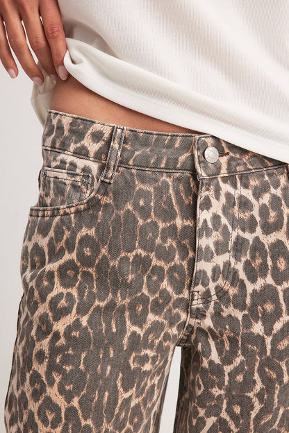 Emily | Luipaardprint Jeans