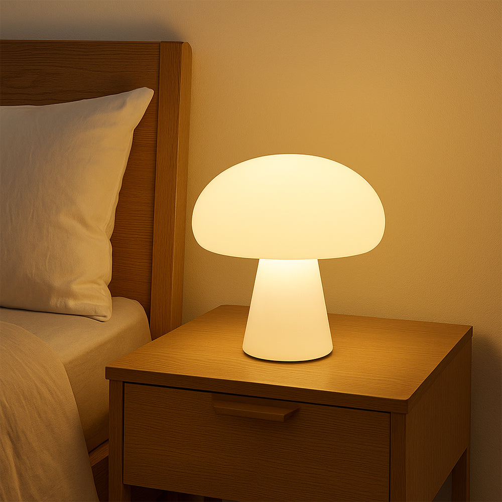 Mushroom-Shaped Table Lamp for Indoor & Outdoor Use