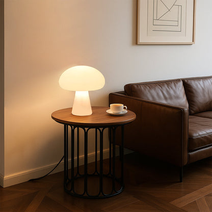 Lampa stołowa z grzybkiem do użytku wewnątrz i na zewnątrz